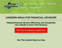 Tablet Screenshot of linkedinfinancialadvisors.com